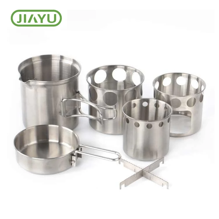 Aluminium camping kockuppsättning